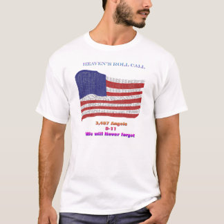 9-11 Jubileum Roll Call T-shirt