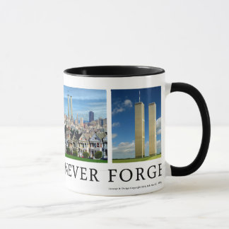9/11" l'Amérique n'oubliera jamais" la tasse