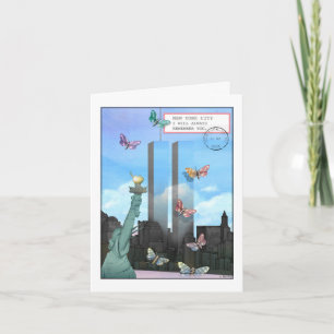 9/11 - Le World Trade Center dans la carte diurne