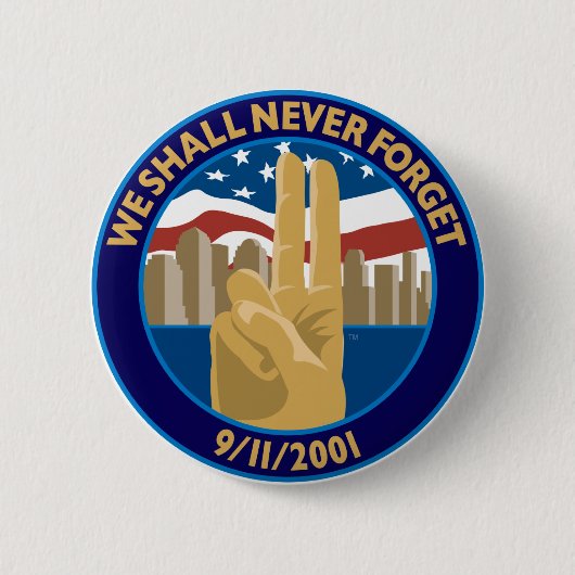 9/11 Memorial Symbol Button (Voorkant)
