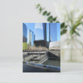 9/11 Memorial, World Trade Center, New York City Briefkaart (Staand voorkant)