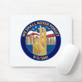 9/11 Muismat van het herdenkingssymbool (Met muis)