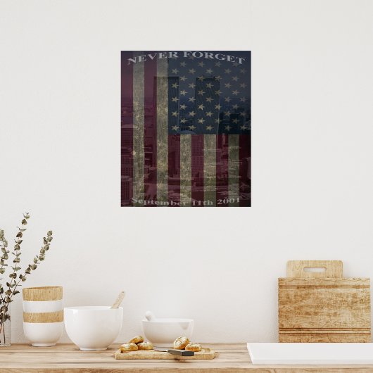 9/11 Never Forget - Poster (Cuisine)