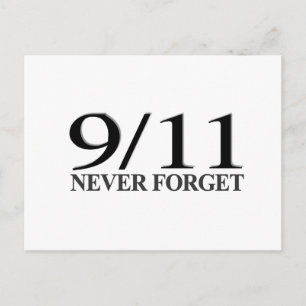 9/11 Nooit vergeten Briefkaart