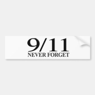 9/11 Nooit vergeten Bumpersticker
