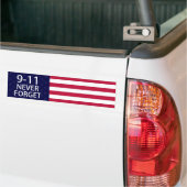 9-11 nooit vergeten bumpersticker (Op Truck)