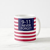 9-11 nooit vergeten koffiemok (Voorkant rechts)