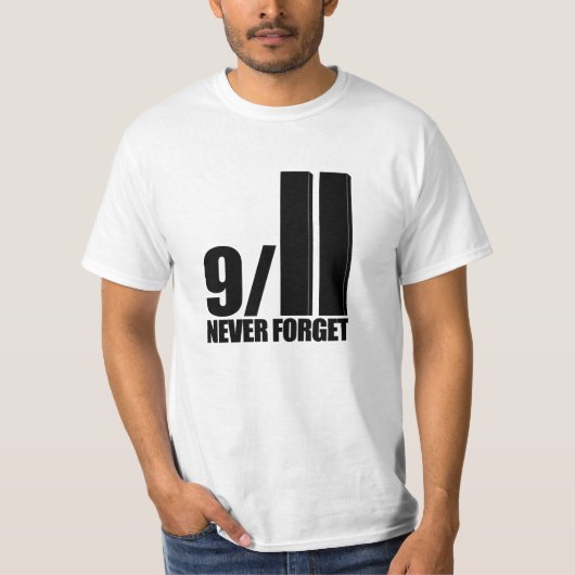 9-11 n'oubliez jamais le T-shirt (Devant)