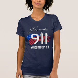 9/11 Onthoud 11 september - Navy Blue Tshirt