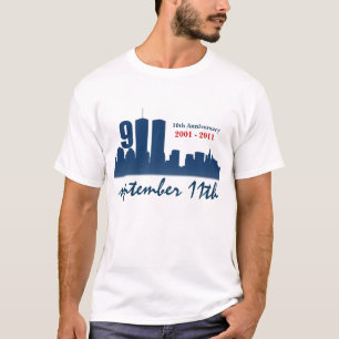 9/11 september 11e herdenkingsdag op maat t-shirt