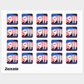 9/11 Septembre 11 - N'oubliez jamais Stickers (Feuille)