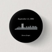 9/11 Vector Memorial Ronde Button 3,2 Cm (Voorkant)