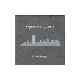 9/11 Vector Memorial Stenen Magneet