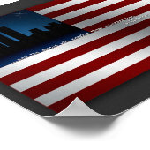 9-11 Vlag Poster (Hoek)