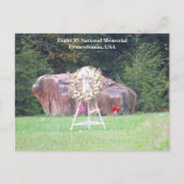 9/11 Vol 93 Carte postale commémorative nationale (Devant)