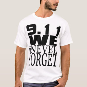 9.11 We zullen nooit vergeten T-shirt