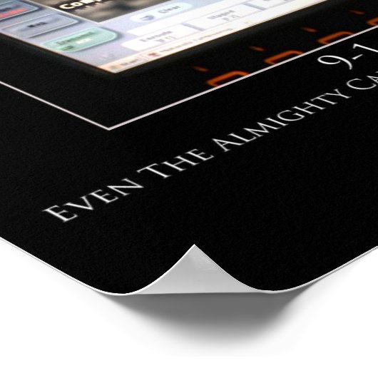 9-1-1 Affiche motivationnelle (Coin)