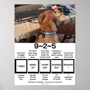 9-2-5 gedicht poster