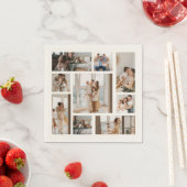 9 Aangepaste foto-inklage woudkunst Servet (Insitu)