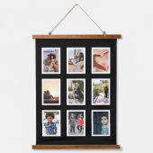 9 Aangepaste fotocollage-reeks Hangend Wandkleed (Voorkant)