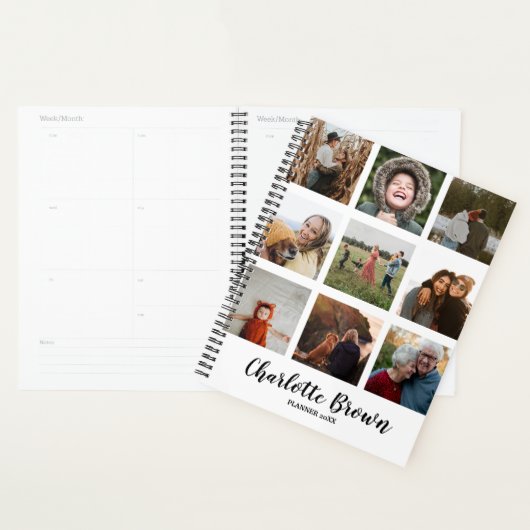 9 Afbeeldingen Levensduur fotocollage Planner (Display)