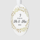 9 Année en tant que M. & Mme 2022 | Anniversaire (devant)