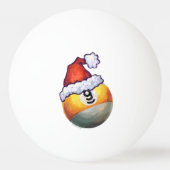 9-ball kerstrood Pet Pingpongballen (Voorkant)