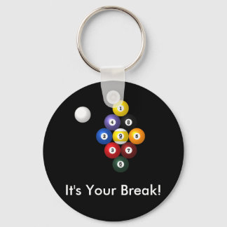9-ball rack sleutelhanger