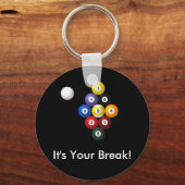 9-ball rack sleutelhanger (Voorkant)