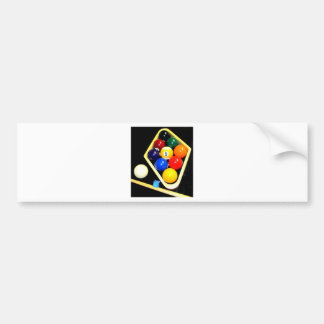 9 BALLEN BILLIARDS POOL BUMPERSTICKER