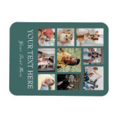 9 Collage de photos Magnet photo flexible (Horizontal)