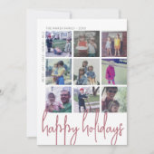 9 Décalage photo - Joyeux Jours fériés Carte de va (Devant)