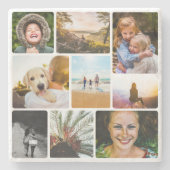 9 Foto Collage Rond Onderzetter (Voorkant)