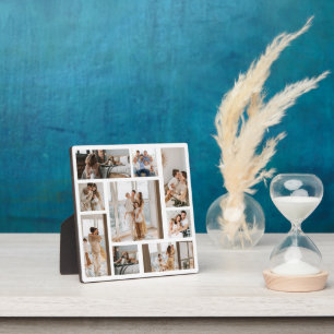 9 Foto Collage Sjabloon Personaliseer plaque Fotoplaat
