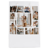 9 Foto Collage Sjabloon personaliseren Medium Cadeauzakje (Voorkant)
