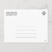 9 Foto offset - Prettige feestdagen zwart en wit - (Achterkant)