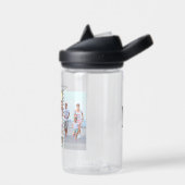 9 Fotocollage 3 citaten Monogram Initiaal Waterfles (Links)