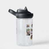 9 Fotocollage 3 citaten Monogram Initiaal Waterfles (Rechts)