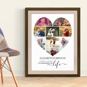 9 Fotocollage viering van het leven Poster
