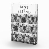 9 Fotocollage Wit Beste Vriend Fotoblok (Rechts)