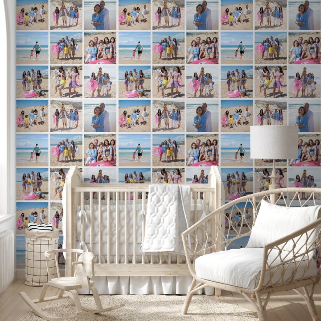 9 Fotosjabloon Collage gepersonaliseerd Behang (Kinderen)