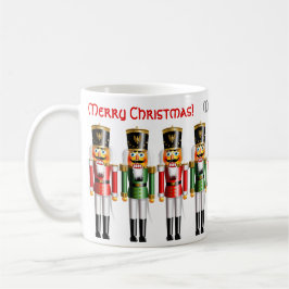 9 Funny Red en Green Xmas Nutkrakers Koffiemok