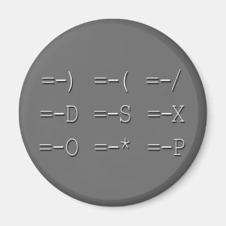 9 Gelijk Teken Emoticon Collectie Magneet