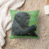 #9- Gorilla met dandelion Kussen (Deken)