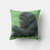 #9- Gorilla met dandelion Kussen (Achterkant)