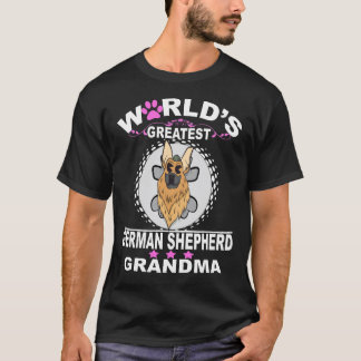 9 Grootste Duitse Herders Oma 504 ter Wereld T-shirt