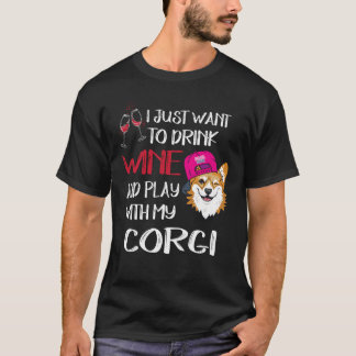 9 Ik wil gewoon wijn drinken 146 T-shirt