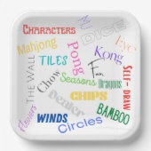 9-inch Mahjong Thed Paper Bord (Voorkant)