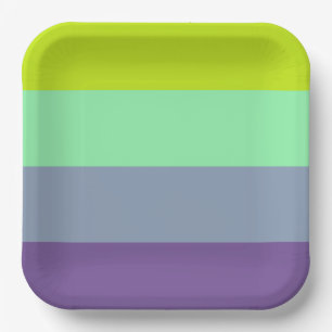 9-inch Square Paper-Bord voor evenementen Papieren Bordje