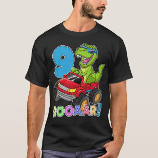 9 jaar Boy Dino Gift Monster Ruck yoga shirt asan